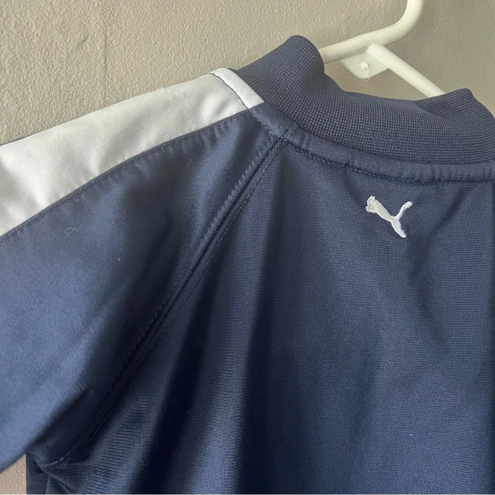 Puma Navy Blue Zip Up Jacket Size 24M